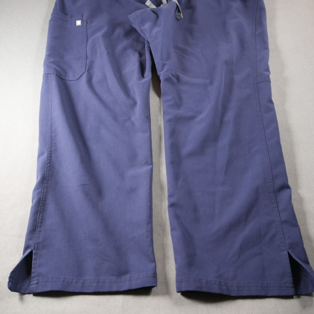 FIGS Kade Cargo Scrub Drawstring Cargo Women Scrub Pants XXL/P Medical Blue - Picture 9 of 13